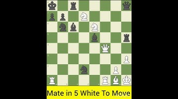 Chess Puzzle-405. Find Checkmate in 5 Moves For White #chess #chesscom #checkmate #chessgame