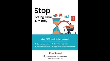 Stop Losing Time & Money | Boost Business with ERP