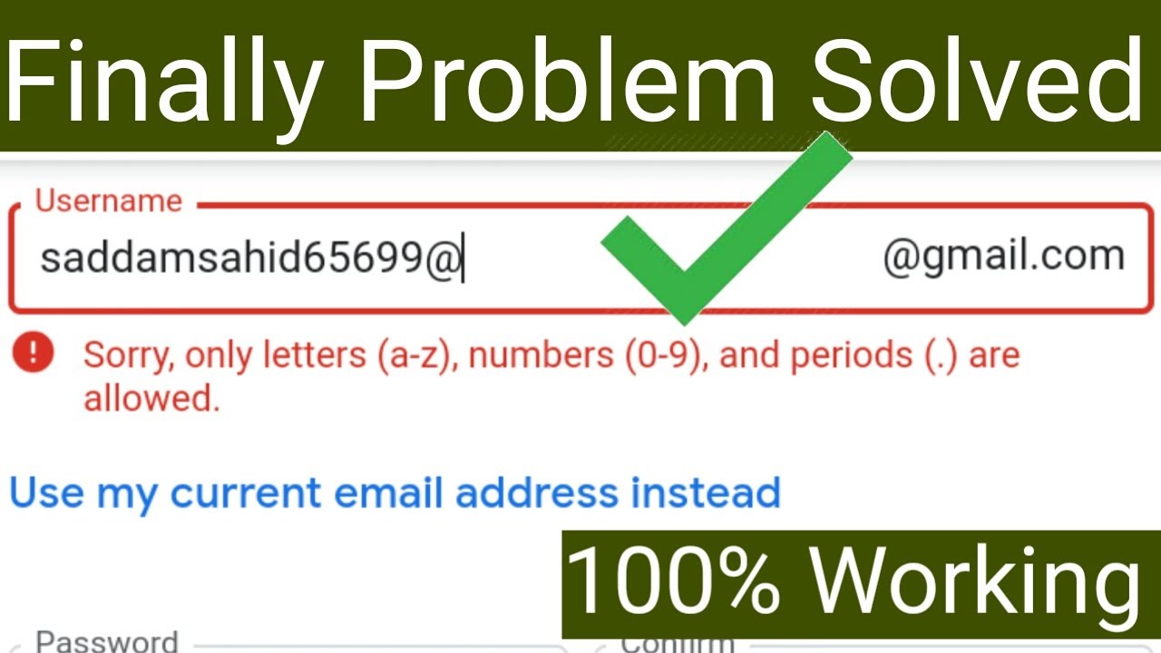 Sorry Only Letters a z Numbers 0 9 And Periods Are Allowed 