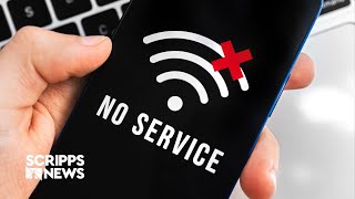 Cell service disrupted nationwide, most outages affecting AT&T customers