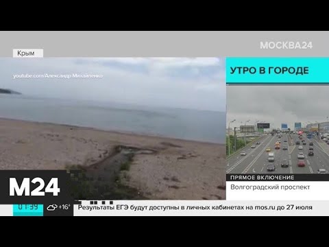 У пляжа Коктебель в Крыму сбрасывают нечистоты - Москва 24