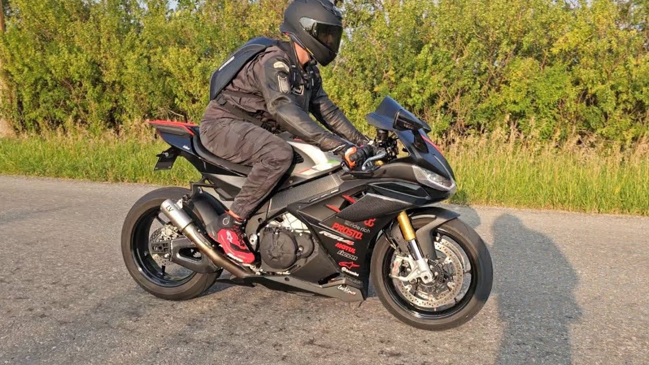 Aprilia RSV4 Motorcycle Brutal Exhaust Sound YouTube