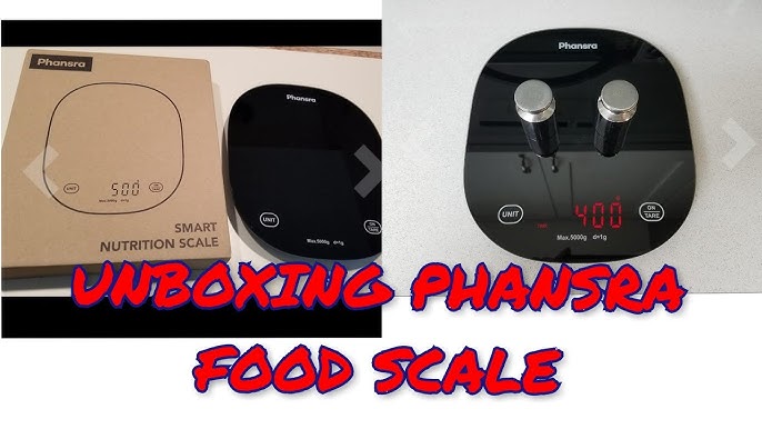 Phansra Food Scale, 22lb Rechargeable Digital Kitchen Scale with