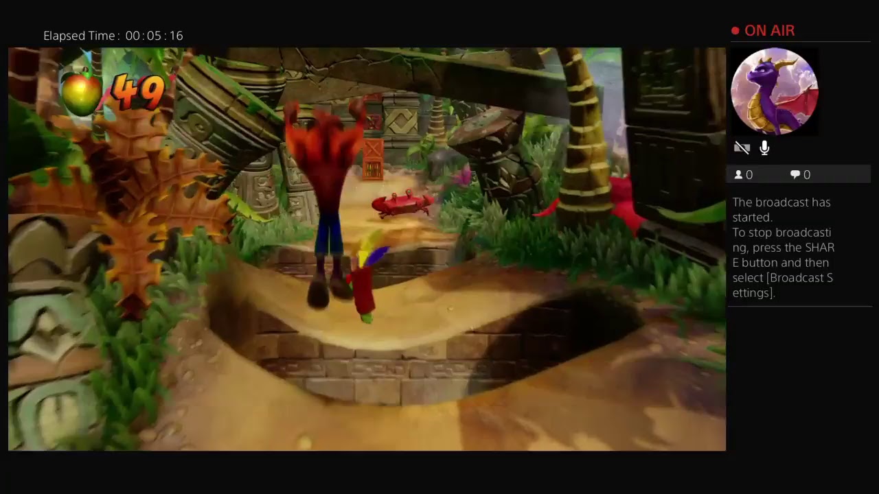 megaspyro's Live PS4 Broadcast