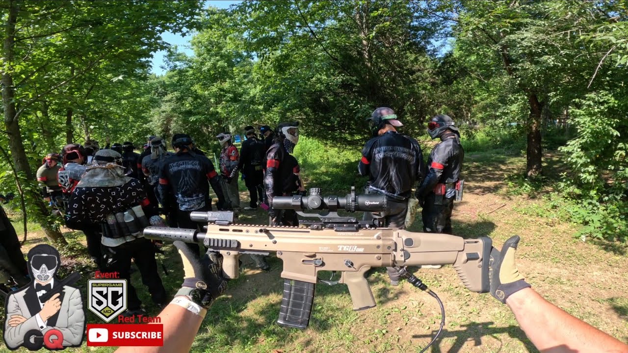 SuperGame MD: (Day 1) MagFed SCAR - Paintball Sniper Gameplay