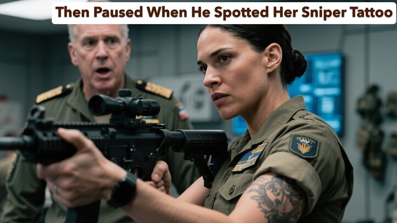 The SEAL Admiral Mocked Her Rank — Then Paused When He Spotted Her Sniper Tattoo | Emotional