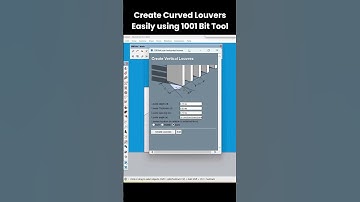 Create Curved Louvers Easily using 1001 Bit Tool Tutorial | Curved Louvers in SketchUp