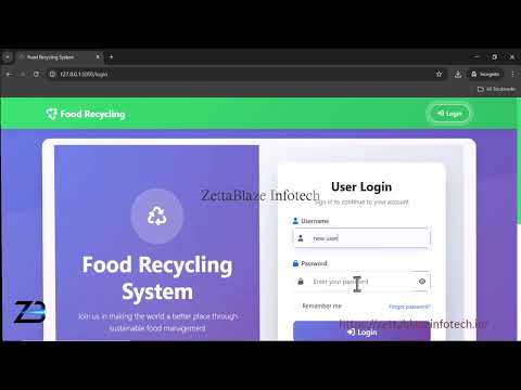 Final Year Project - Food Recycling System Using Python Flask Web Application