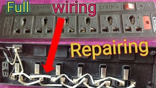 Electric Extension board repairing | Extension board wiring  Ghar me free mein repair kaise kare