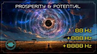 EnTrance | 88 + 888 + 8888 Hz | Theta-Wave Binaural Beats for prosperity and infinite potential