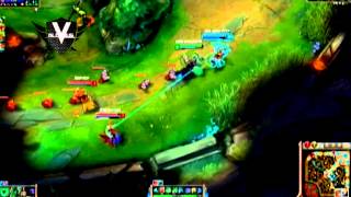 Thresh Predicted Flash Hook By SolidSnake