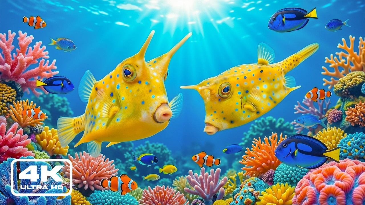 Unreal Deep Sea World 4K ULTRA HD – Exotic Marine Life & Ocean Wonders