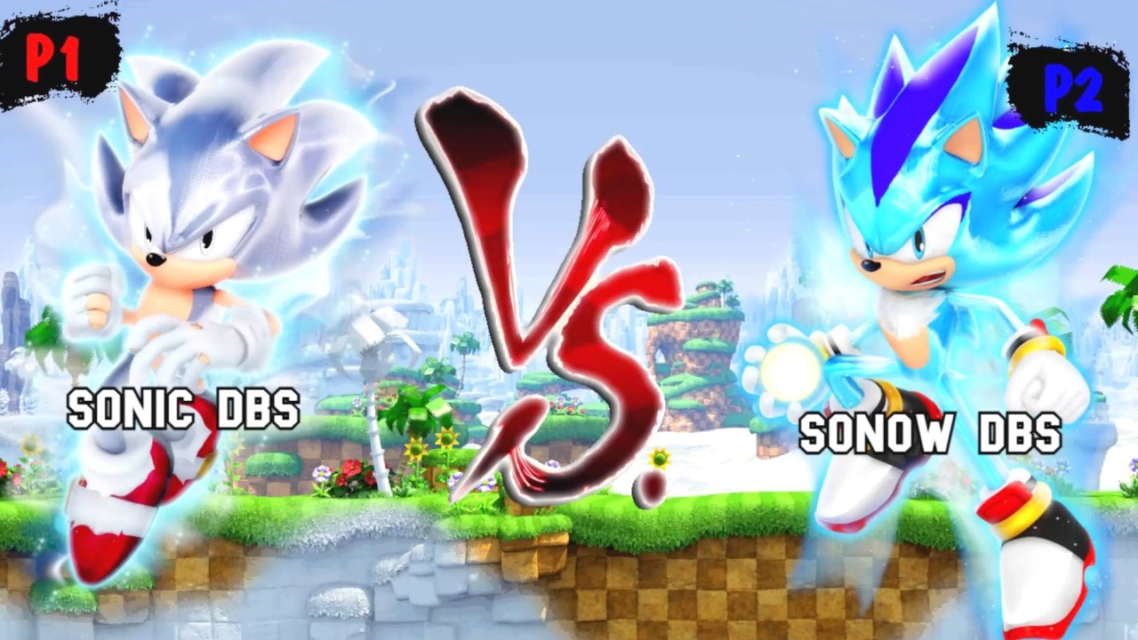 Sonic DBS VS Sonow DBS I Sonic Battle JUS MUGEN v4