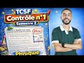 Tronc Commun Contrôle 1 Physique Semestre 2