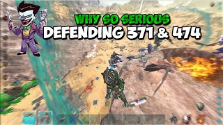 Ark Official PvP Defending 474 & 371| Why So Serious | TOO EASY!