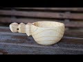 Изготовление Куксы из Пихты. Kuksa handmade