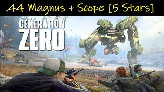Generation Zero | .44 Magnus Revolver + 2x4X 20MM Scope [5 Stars] [100% Loot Chance]