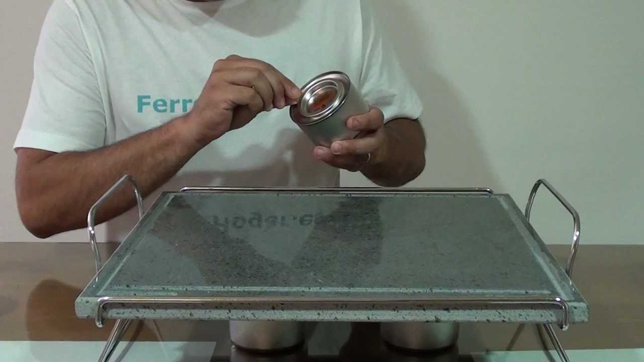 Conjunto Piedra Asar con Soporte \