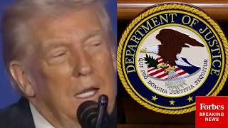 Trump Asked Point Blank: Will He And Members Of His Family Seek Money From DOJ Weaponization Fund?