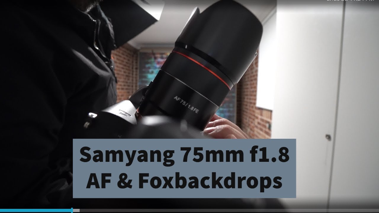 Samyang 75mm f1.8 w/ Foxbackdrops first impressions