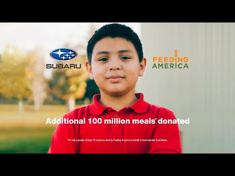 Subaru Of America, Inc. Continues Fight Against Hunger Providing 100 Million Meals* In Landmark Donation To Feeding America®