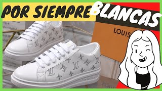 COMO LAVAR TENIS LOUIS VUITTON // como CUIDAR ZAPATILLAS BLANCAS // mis  zapatos louis vuitton - YouTube
