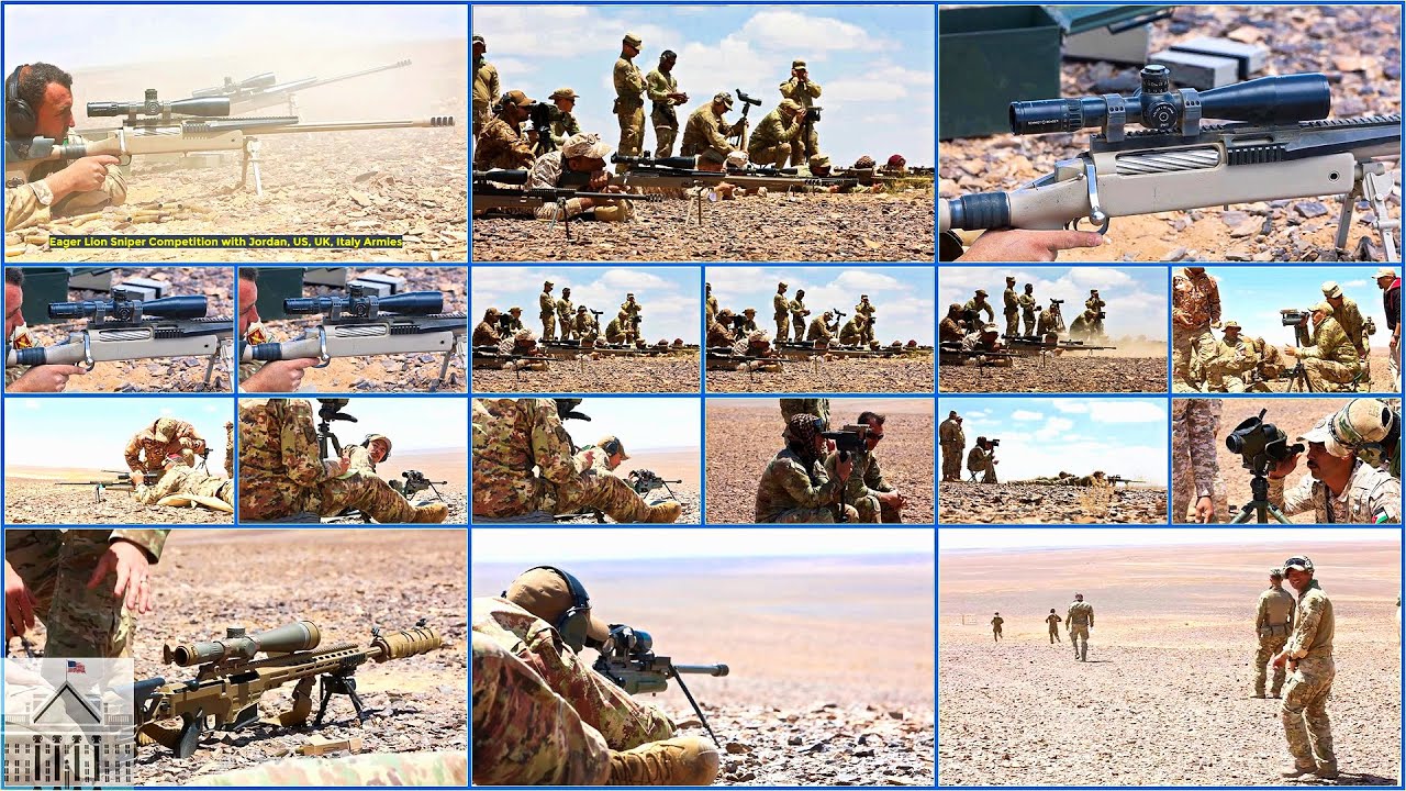 Eager Lion 24: Sniper Competition with Jordan, US, UK, Italy Armies