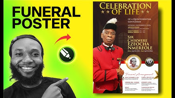 How to Design a Funeral Flyer | Poster CorelDraw Tutorial 2025