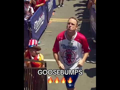 Joey Chestnut’s intro is ELECTRIC 🥶