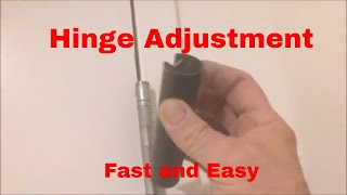 Commercial Hinge adjustment