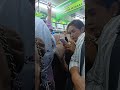 Crowded inside the train