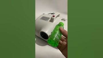 DISINFECTION FOG MACHINE VIDEO