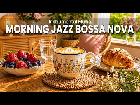 Smooth Morning Coffee Jazz ☕ Relaxing Café Bossa Nova for Focus, Study & Cozy Vibes