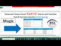 MS Excel - Flash Fill || How to Use Flash Fill in Excel @bestsolutionline