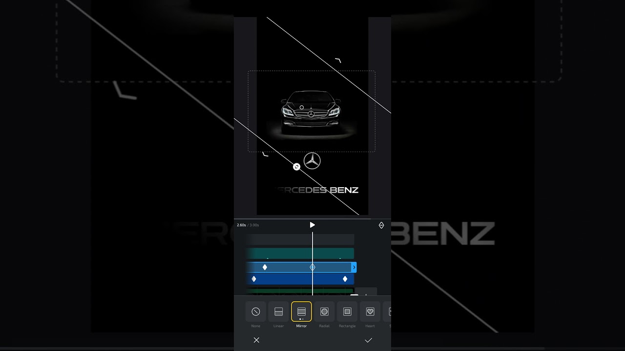 Mercedes Benz  💥 ,Text ,Logo Masking Tutorial Its Nice See the end of Magic