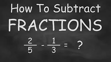 How To Subtract Fractions Quick And Easy Fractions How To Subtract Fractions Quick And Easy Fractions