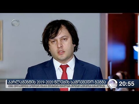 პარლამენტის 2019-2020 წლების სამოქმედო გეგმა