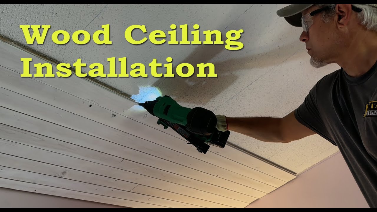 Wood Ceiling Installation Done Right - New Video!