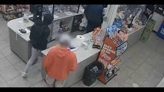 CCTV Footage of Robbery at a convenience store