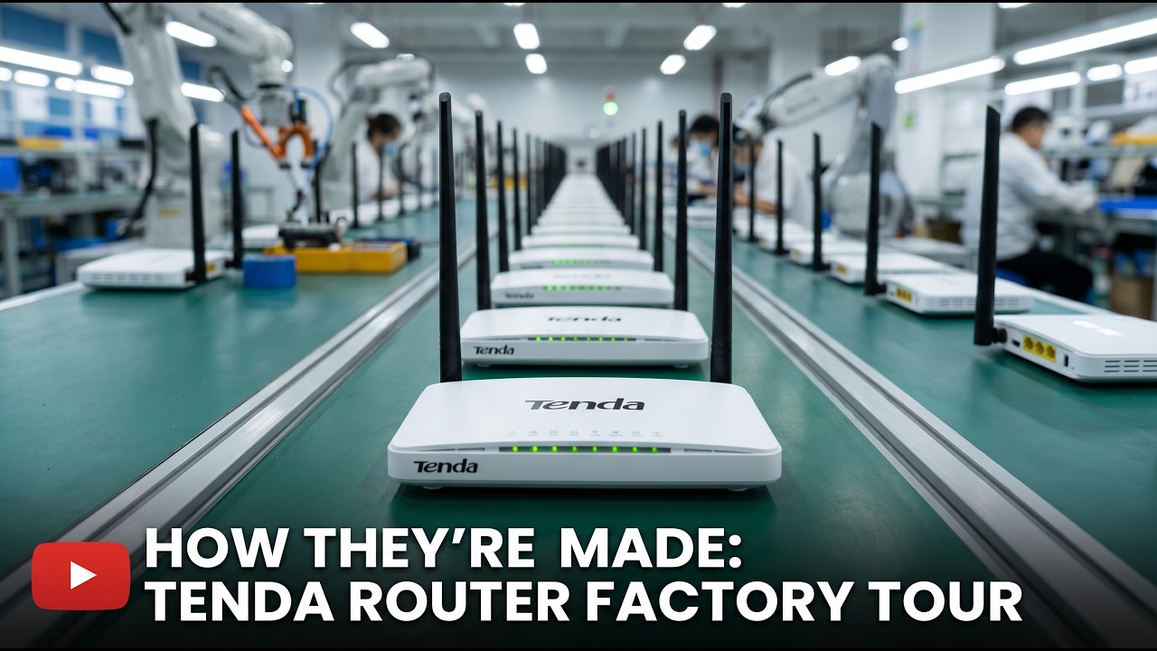 How WiFi Routers Are Made | Tenda Factory Tour - YouTube