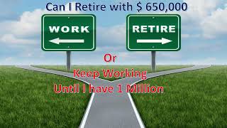 Can I Retire with $650,000 in My IRA and Live on $60,000 Per Year?