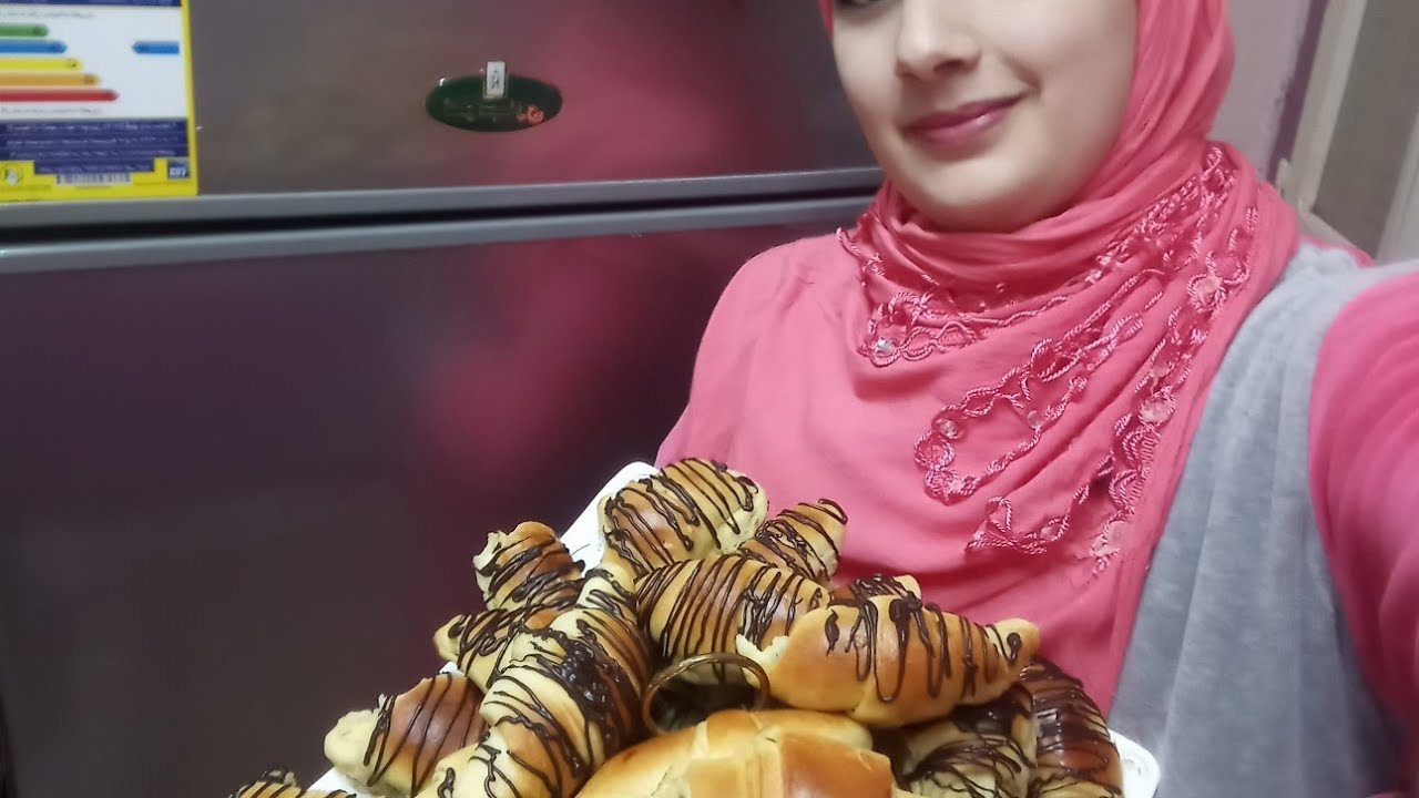 طريقه الكرواسون بحشوه النوتيلا والجبنه حاجه كده فاخر من الاخر 🥐🥐🥐