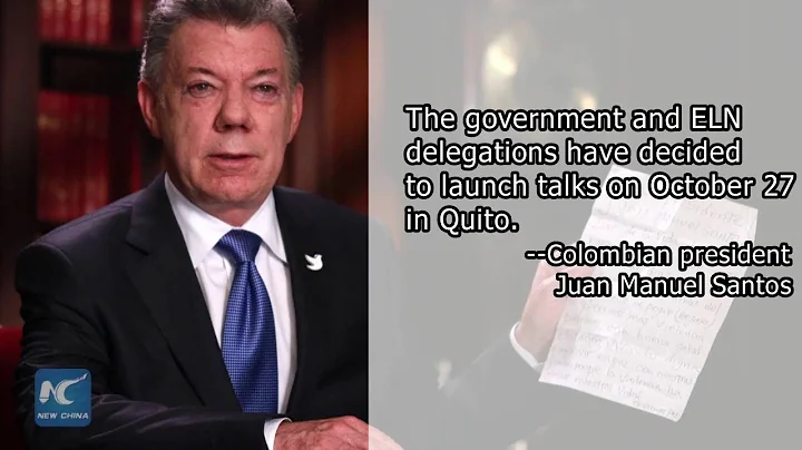 Colombia to enter peace talks with 2nd largest rebel group ELN on Oct  27