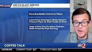COFFEE TALK: The coldest air in 16 years is moving in NOW. Let's chat!