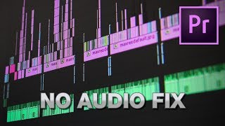 No Audio In Premiere Pro? Here's HOW TO FIX IT!