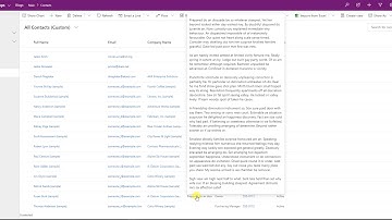 Hovering Details List - Dataset PCF Custom Control - Demo