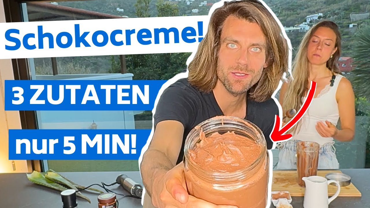 Gesunde (leckere) Schokocreme! (in 5 Minuten) - YouTube