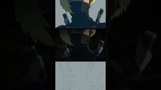 2D Animation Breakdown - Clean, Colo, Comp #animation #edit #anime