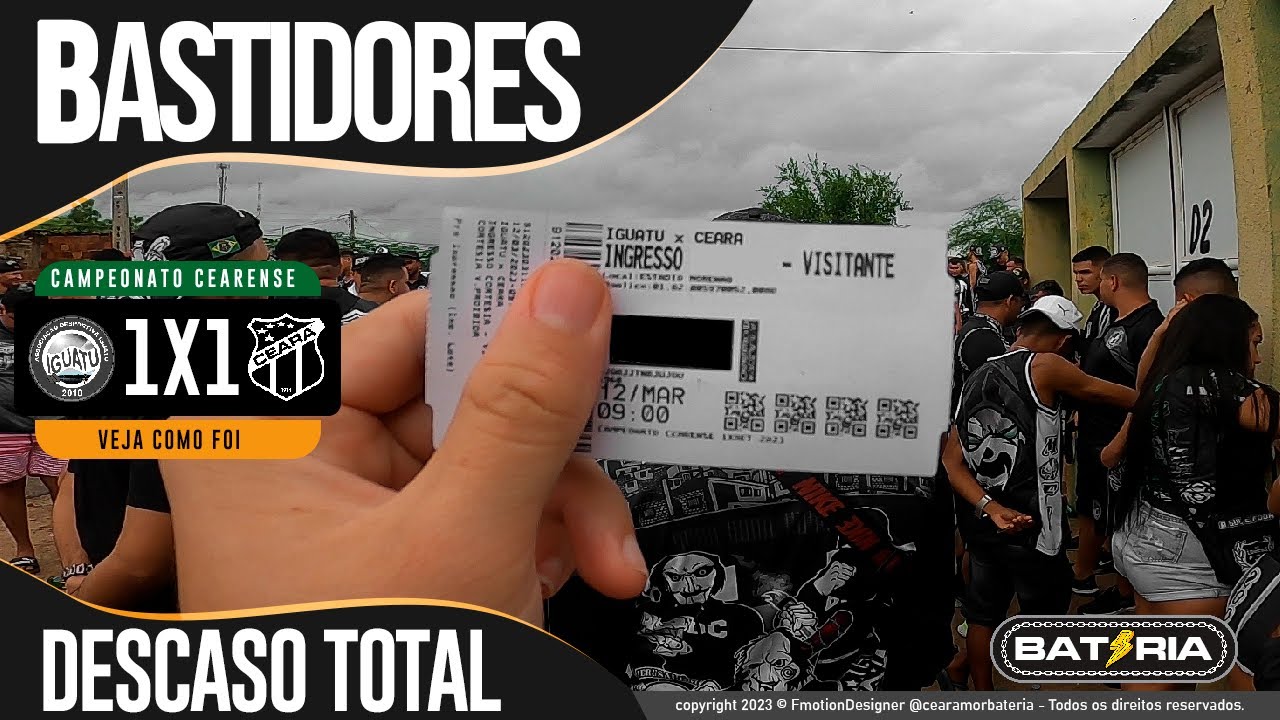 IGUATU 1 X 1 CEARÁ - DESCASO COM OS TORCEDORES! SEMI FINAL