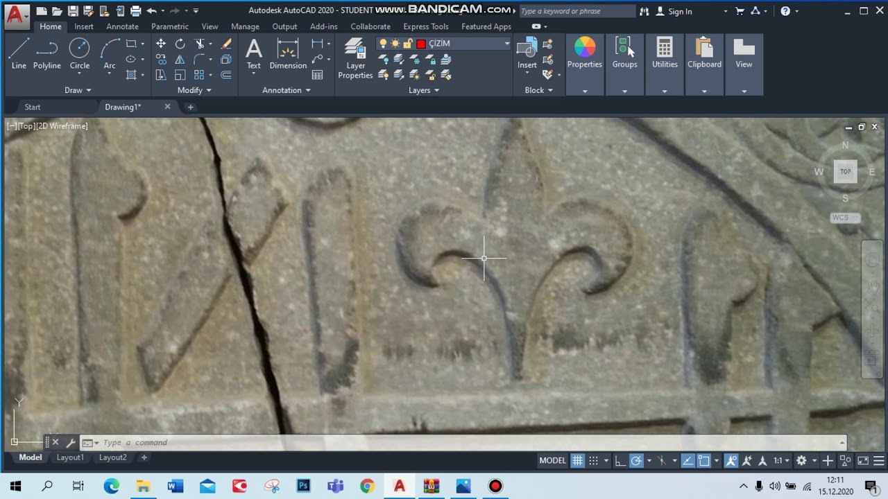 AutoCAD 2D 17.Ders:Align Komutu, Resmi Gerçek Ölçüsüne Getirme, Resim Ekleme, Resim Üstünden Çizim I